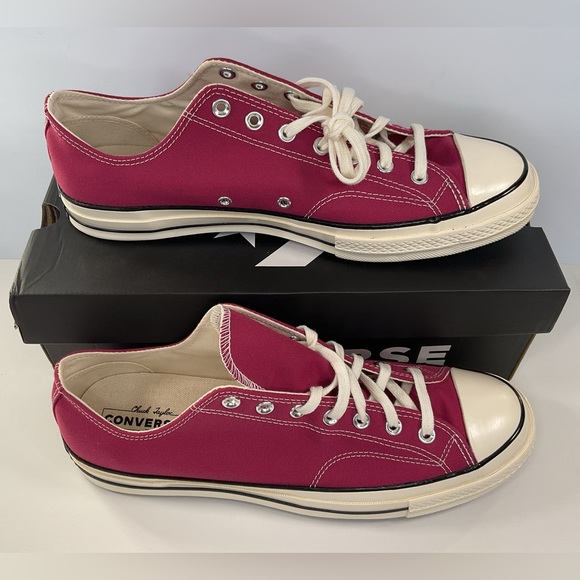 NEW Converse Chuck Taylor All-Star 70 Low MEN’S 13 Midnight Hibiscus 172143C - Picture 5 of 12